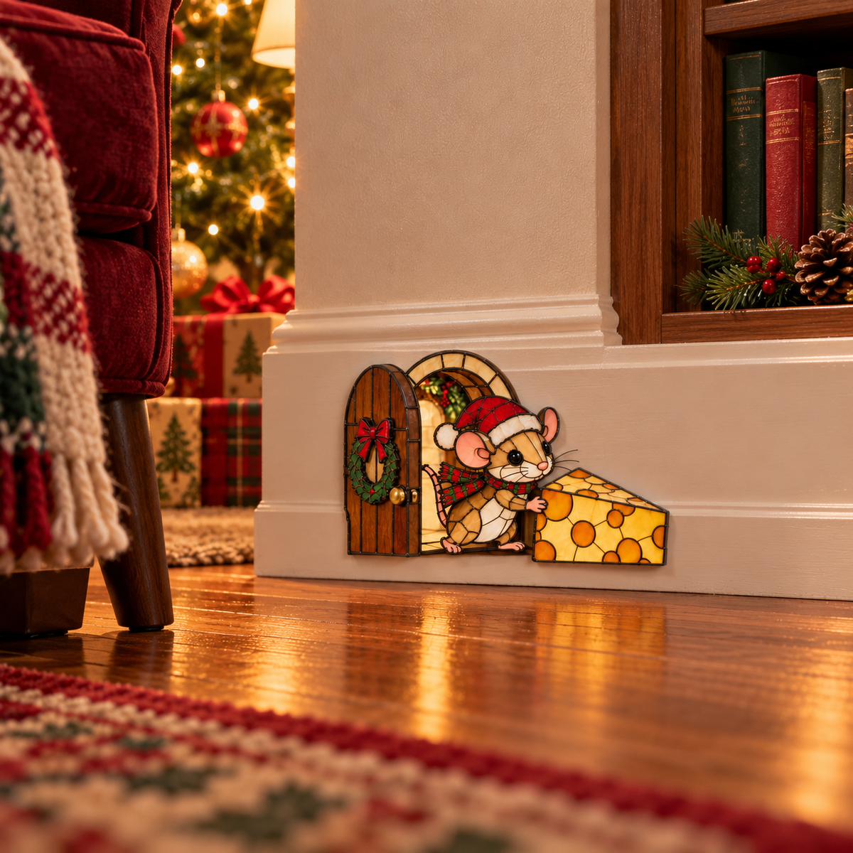 Funny Christmas Baseboard Decorations – 5 Playful Holiday Designs