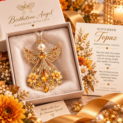 ⏳ Last Day 50% OFF – 👼 Birth Month Guardian Angel | 12 Birthstone-Inspired Keepsakes for Meaningful Gifts ✨