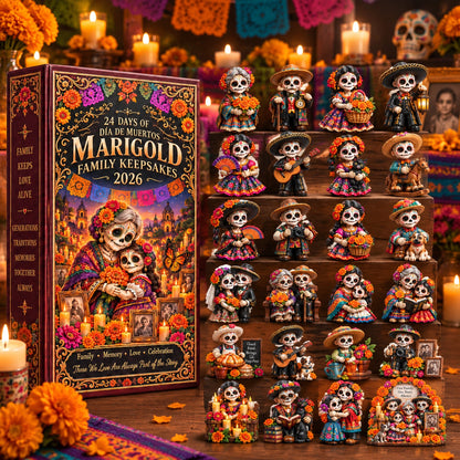 Pueblo del Día de Muertos 2026 – 24-Day Day of the Dead Collectible Countdown Calendar with 24 Unique Miniatures
