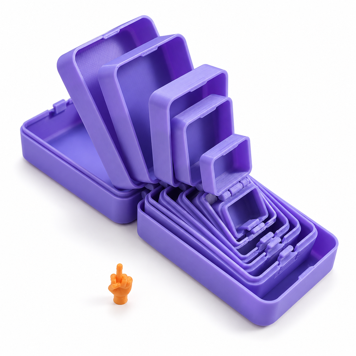 ⭐ Layer Nesting Prank Gift Box | Pick Your Surprise: Middle Finger or Number 67