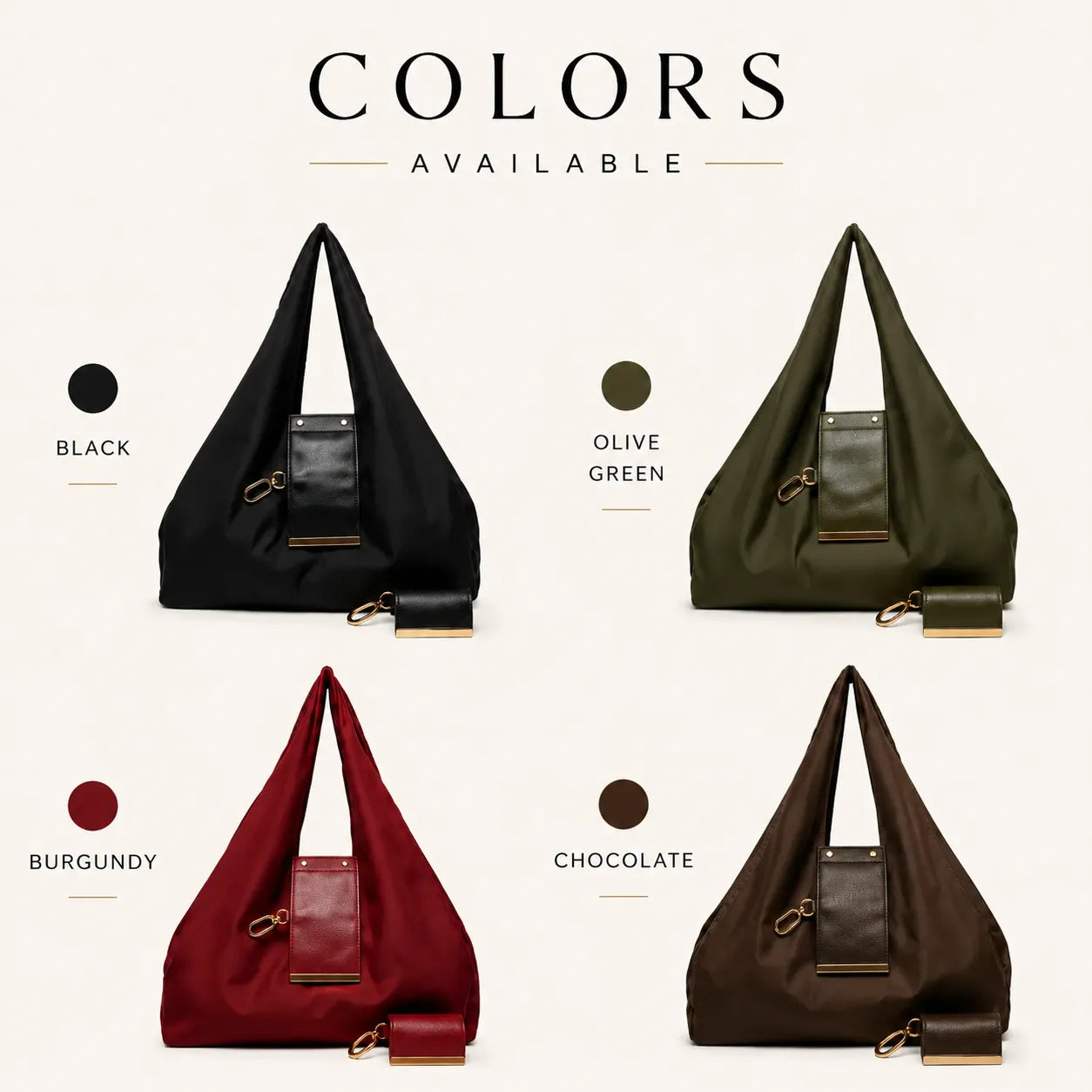 Transformable Bag – Stylish Vegan Leather Tote & Keychain Charm
