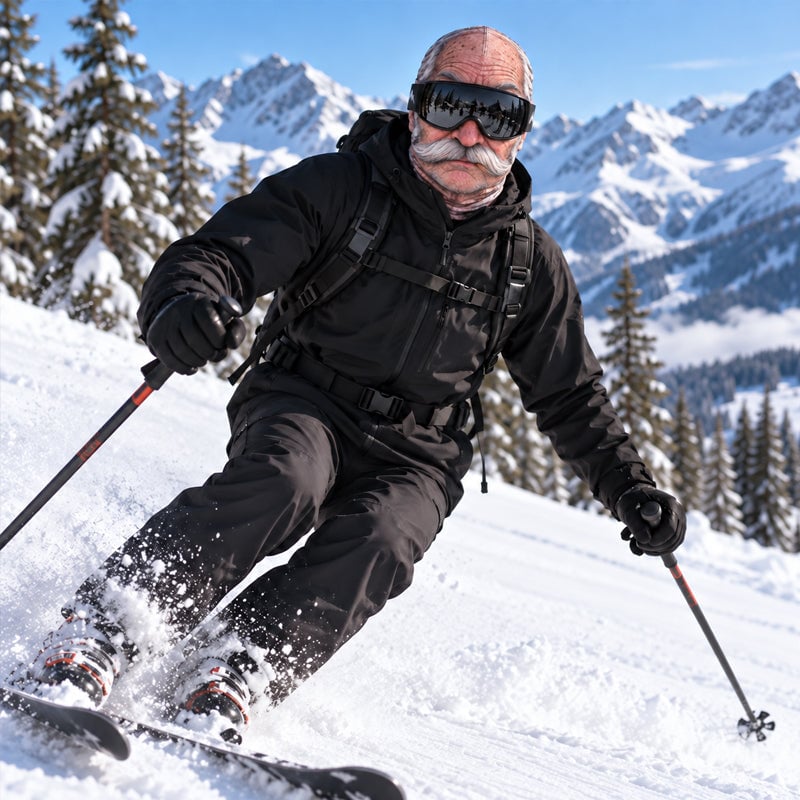 😂 Funny Realistic Face Ski Mask – Hilarious Winter Party Gear for Outdoor Groups