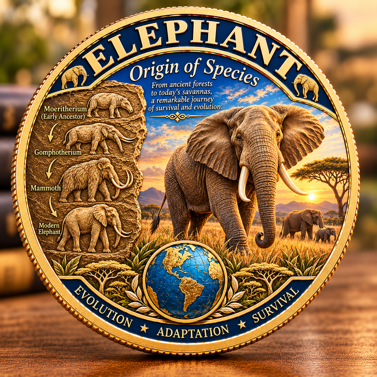 Origin of Species Commemorative Coin – Collectible Gift For Nature Lovers