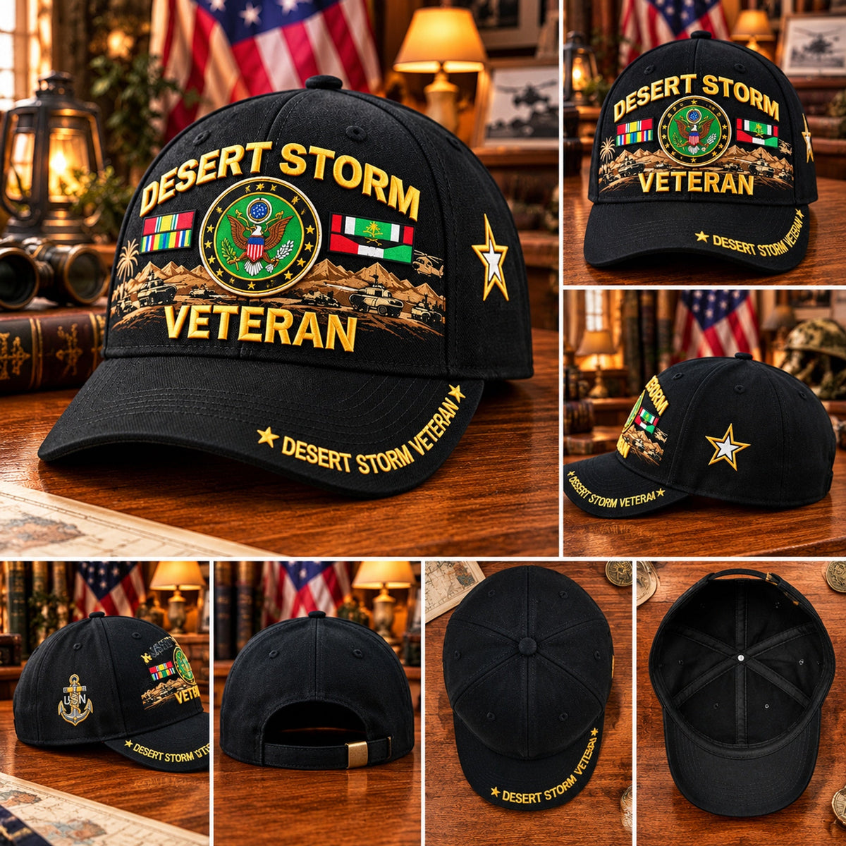 Desert Storm Veteran Cap – Your Service. Your Pride. (1991–2026 – 35TH ANNIVERSARY)