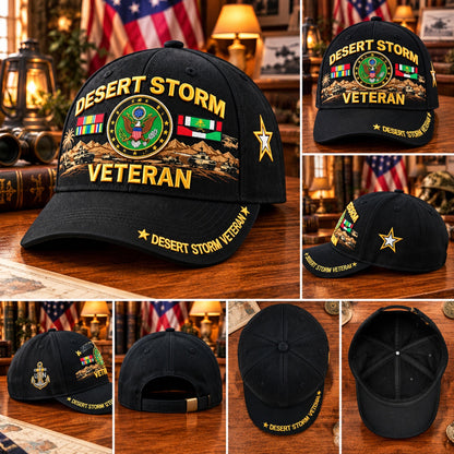 Desert Storm Veteran Cap – Your Service. Your Pride. (1991–2026 – 35TH ANNIVERSARY)