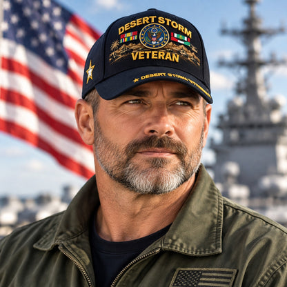 Desert Storm Veteran Cap – Your Service. Your Pride. (1991–2026 – 35TH ANNIVERSARY)