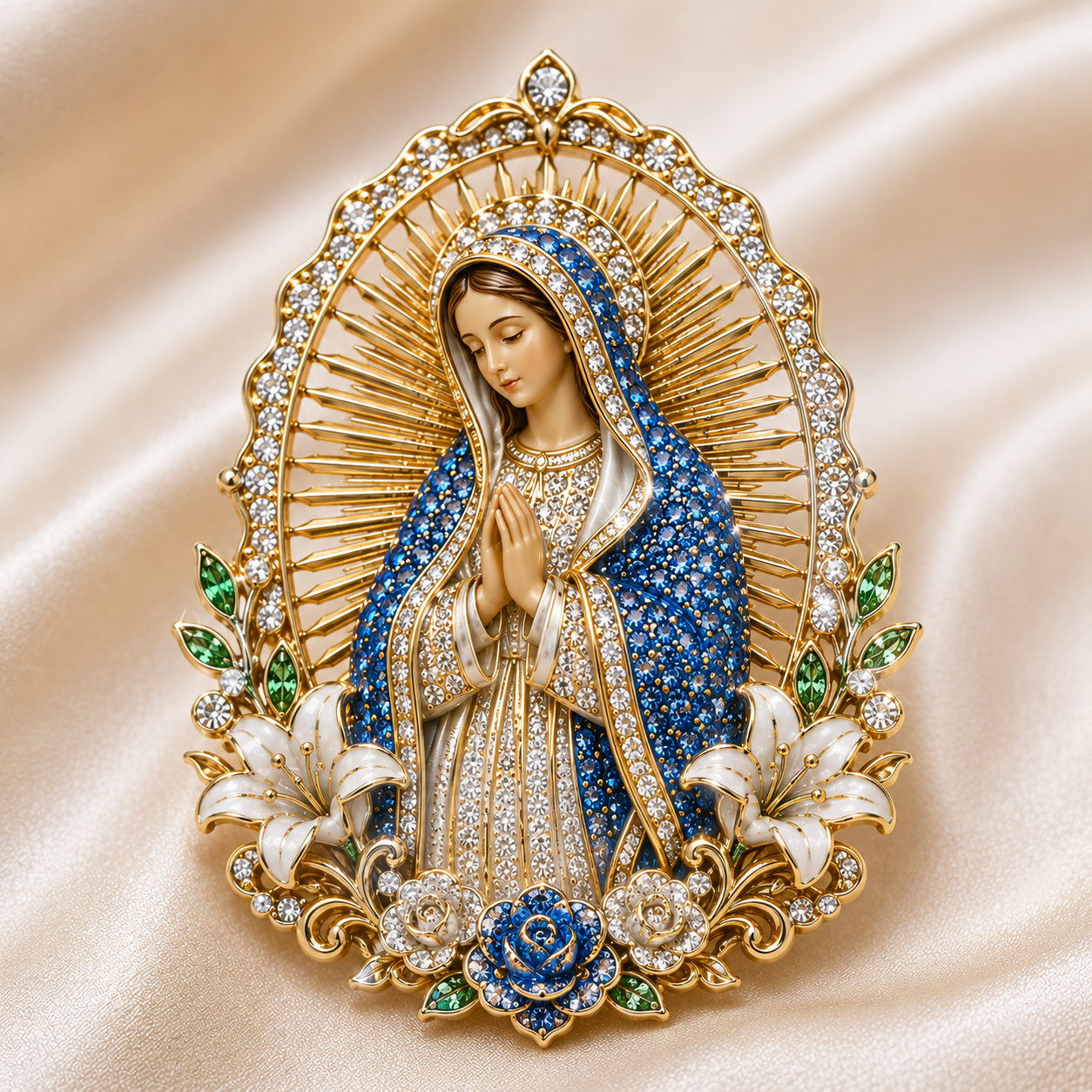 🙏LAST DAY 50%OFF✝️Sacred Heart of Jesus Brooch
