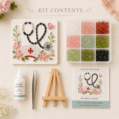 👩‍⚕️ Retired Nurse Sea Glass Art Kit