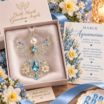 ⏳ Last Day 50% OFF – 👼 Birth Month Guardian Angel | 12 Birthstone-Inspired Keepsakes for Meaningful Gifts ✨