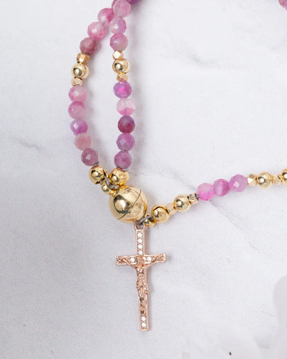 🔥🔥 ✝️Handcrafted rosary bracelets -  A Warm Companion for Your Faith Journey📿