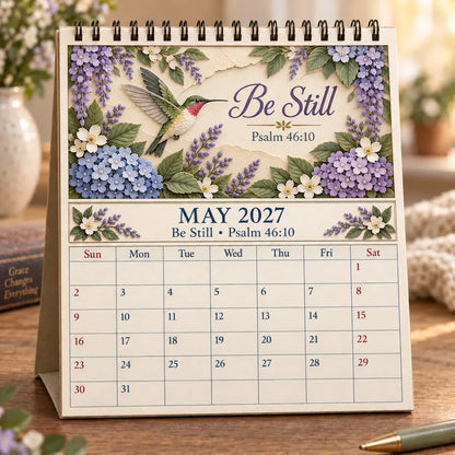 ✝️ Christian Calendar 2027 | 12 Scripture Designs with Nature Scenes