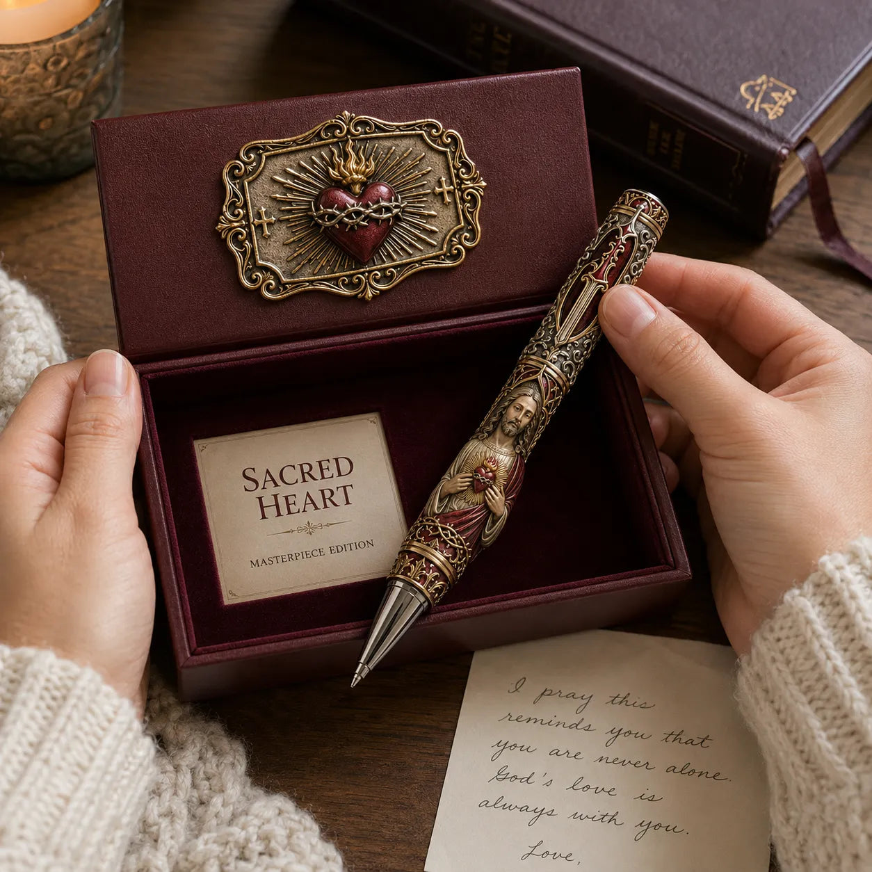 🔥 LAST DAY 50% OFF – ✝️ Sacred Legacy Faith-Inspired Keepsake Pen Collection | 6 Devotional Designs for Prayer Journaling, Bible Study & Meaningful Christian Gifts 🖊️✨
