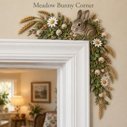 ⏰ LAST DAY SALE 50% OFF! 🐇🌿Whimsical Woodland Friends Door Corner Decor | Nature-Inspired Home Accents 🌿🚪