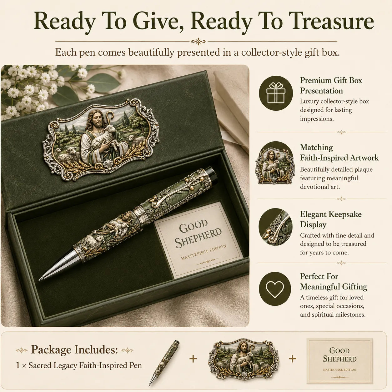 🔥 LAST DAY 50% OFF – ✝️ Sacred Legacy Faith-Inspired Keepsake Pen Collection | 6 Devotional Designs for Prayer Journaling, Bible Study & Meaningful Christian Gifts 🖊️✨