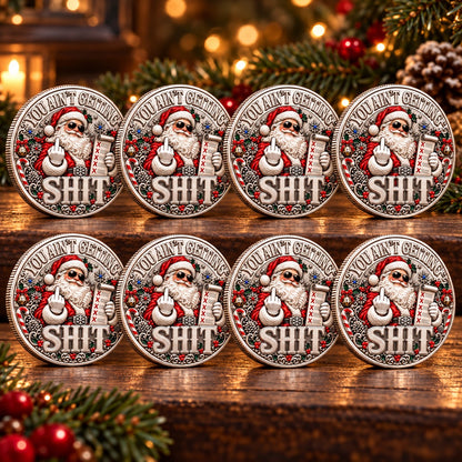 Santa’s Last Gift Adult Humor Commemorative Coin