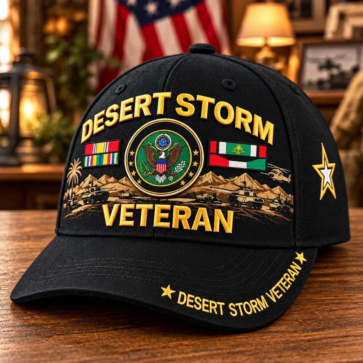 Desert Storm Veteran Cap – Your Service. Your Pride. (1991–2026 – 35TH ANNIVERSARY)