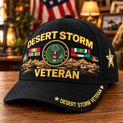 Desert Storm Veteran Cap – Your Service. Your Pride. (1991–2026 – 35TH ANNIVERSARY)