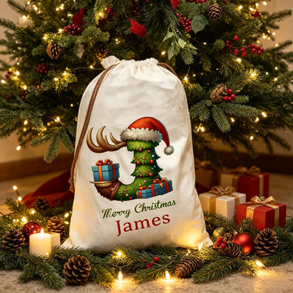 Personalized Christmas Gift Sack – A Festive Bag Made Just for Them