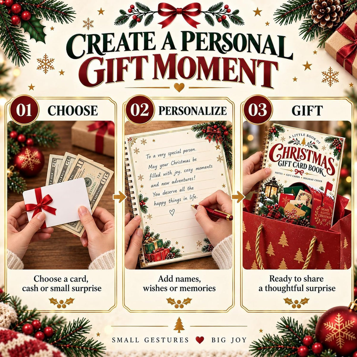 🎁 Christmas Gift Card Book