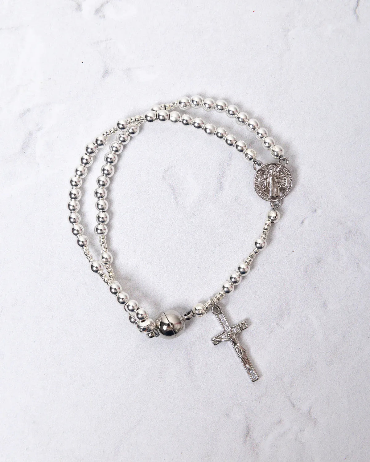 🔥🔥 ✝️Handcrafted rosary bracelets -  A Warm Companion for Your Faith Journey📿