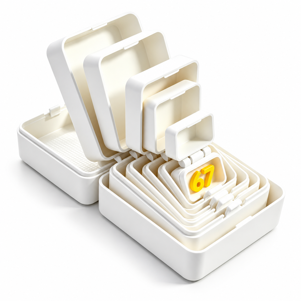 ⭐ Layer Nesting Prank Gift Box | Pick Your Surprise: Middle Finger or Number 67