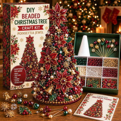 🔥Last Day 50% OFF - 🎄✨ DIY Beaded Christmas Tree Craft Kit