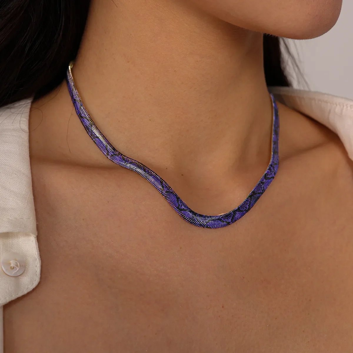 🐍Serpent Statement Necklace – A Symbol of Mystery & Power✨