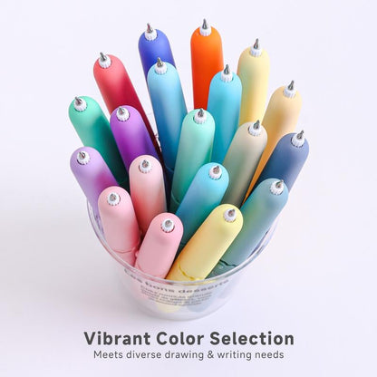 9-Color Erasable Gel Pens – Quick-Dry, Smooth Writing & Easy Erasing