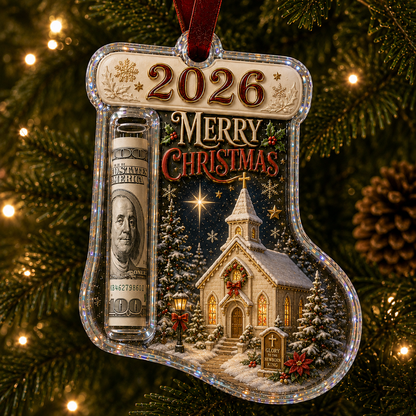 Cash Clip Christmas Tree Ornament – Novelty Holiday Money Gift Clip | 9 Festive Styles