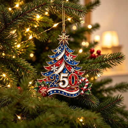 💖USA 250th Anniversary Christmas Ornament