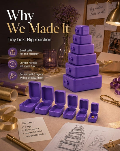 ⭐ Layer Nesting Prank Gift Box | Pick Your Surprise: Middle Finger or Number 67
