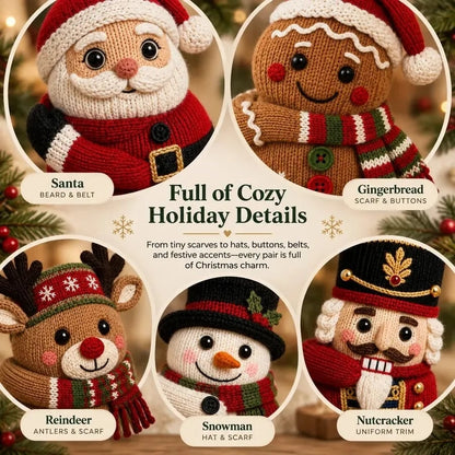 🧦3D Hugging Christmas Socks 🎅 Cute Knit Holiday Socks 5 Designs