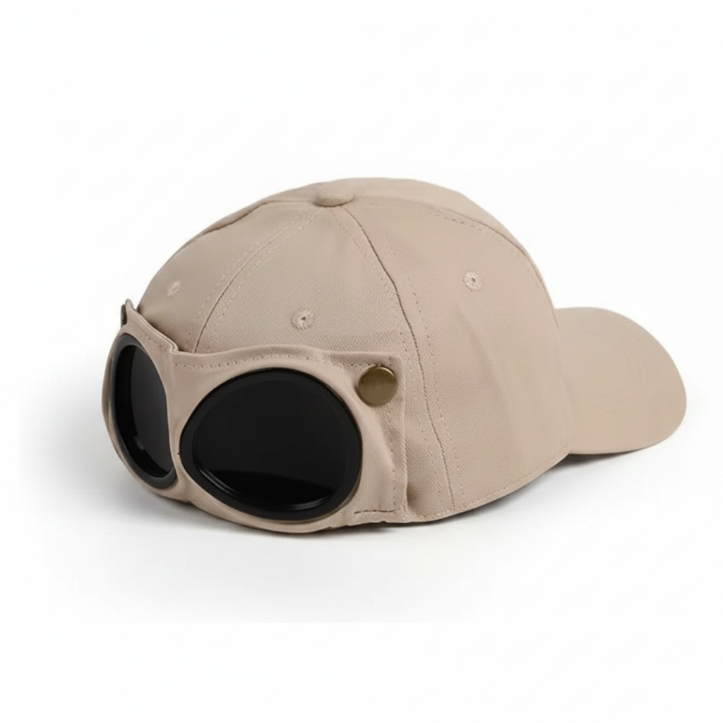 The Ultimate 2-in-1 Aviator Goggle Cap 🧢😎 (Adult & Kids Sizes!)