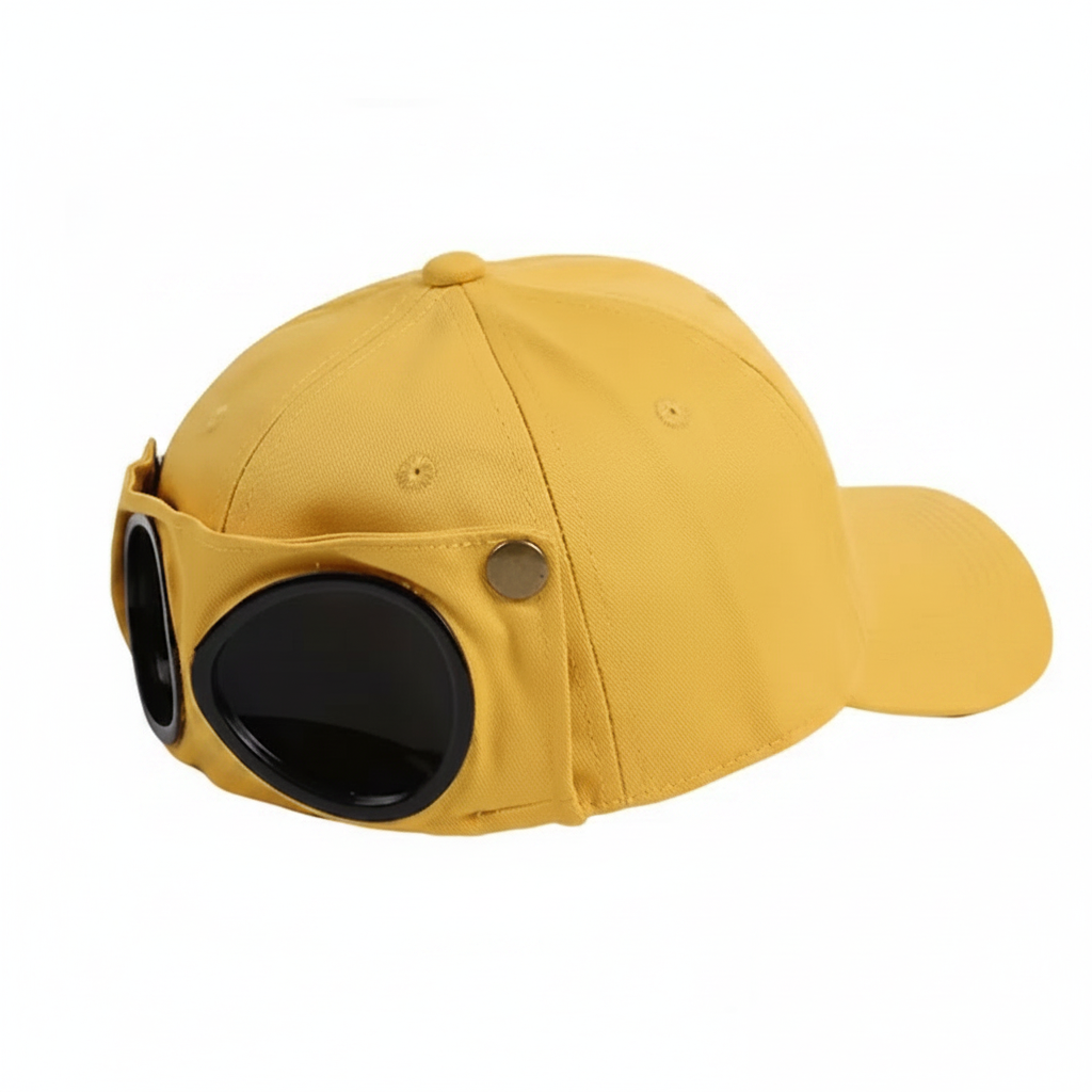 The Ultimate 2-in-1 Aviator Goggle Cap 🧢😎 (Adult & Kids Sizes!)