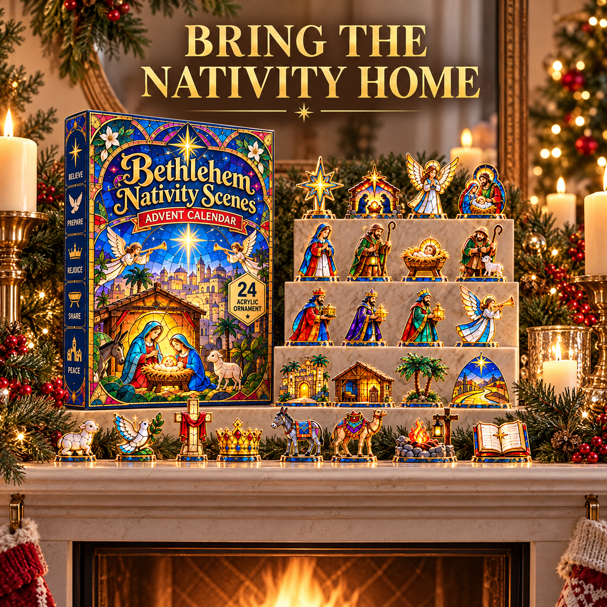 Bethlehem Nativity Scenes Advent Calendar 2026