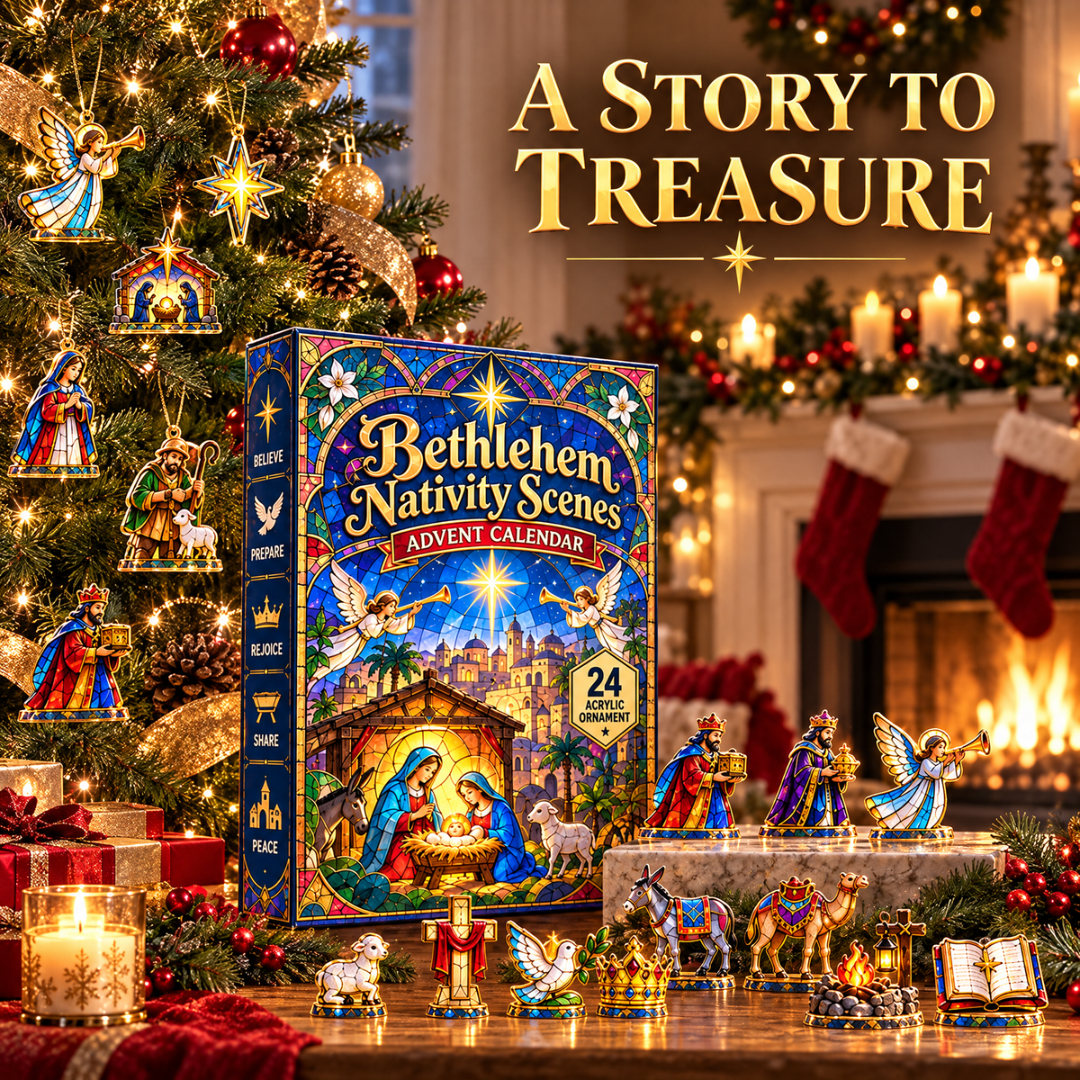 Bethlehem Nativity Scenes Advent Calendar 2026