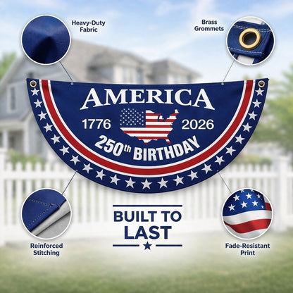 Veteran Made - USA 250 YEARS COMMEMORATIVE BANNER