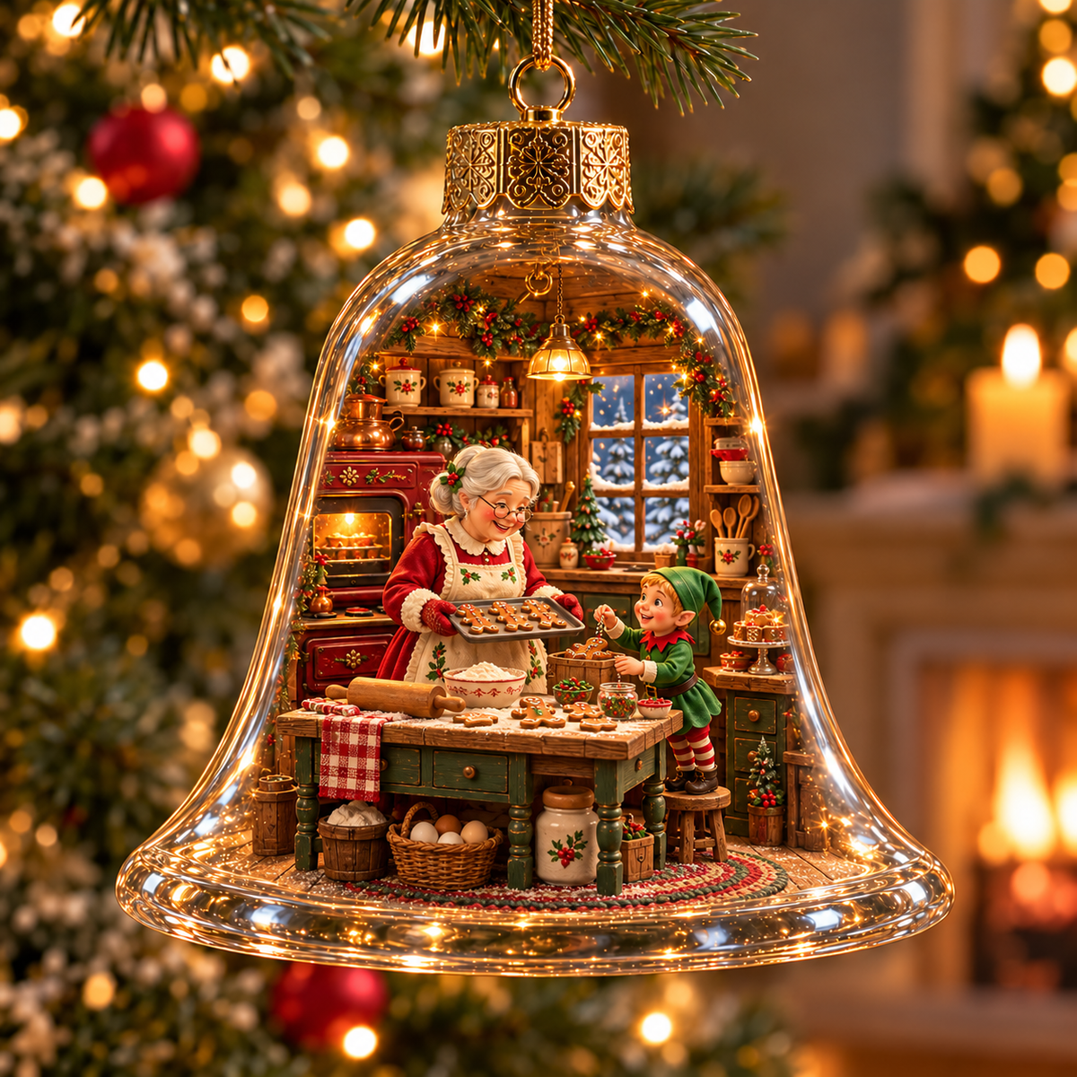 🎁2026 Christmas Wonderland Bell Ornaments.