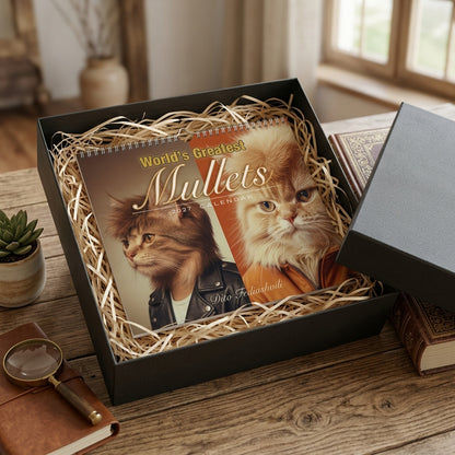 Funny 2027 Wall Calendar Cat