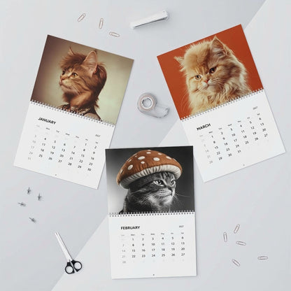 Funny 2027 Wall Calendar Cat