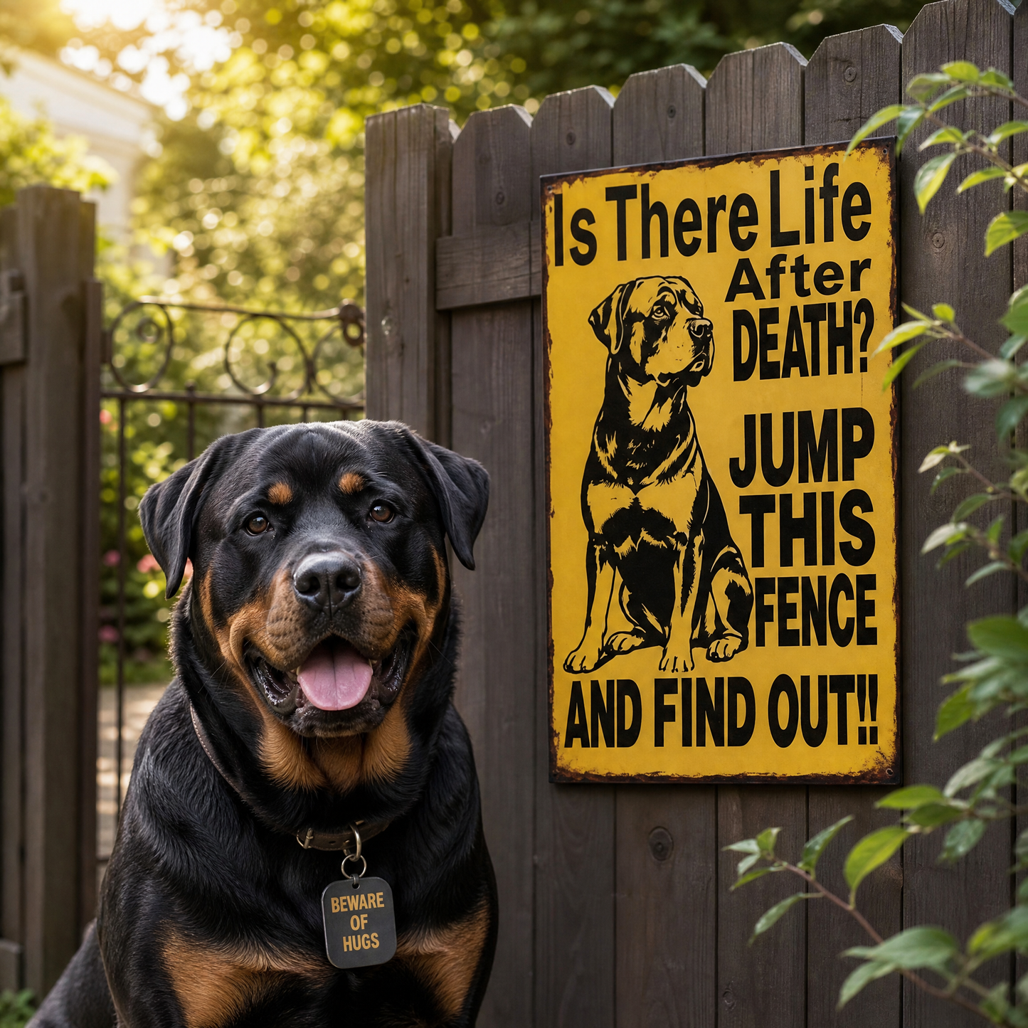 ⏳ Last Day 49% OFF – Funny Dog Metal Sign