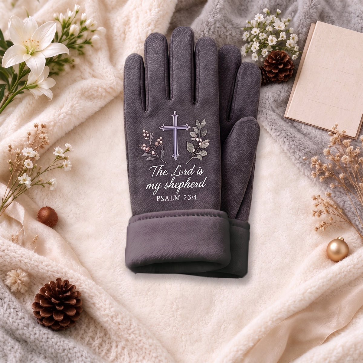 Personalized Faith & Warmth Scripture Gloves🧤✨