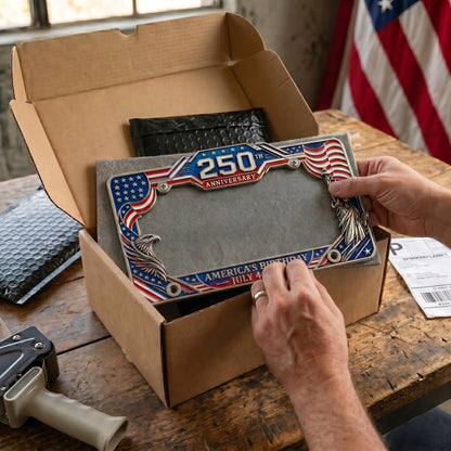 🗽LAST DAY 49% OFF-🦅250th Anniversary Commemorative License Plate Frame