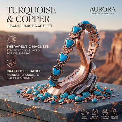 🔥🎁Copper Bracelet for Women, Pure Copper Magnetic Bracelets, Natural Unique Gemstone