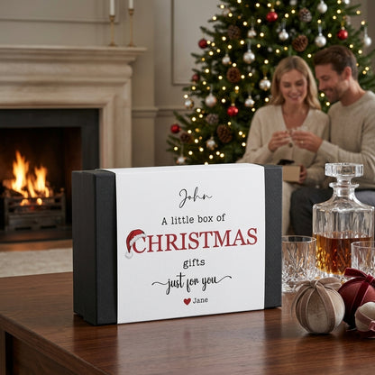 Personalized Christmas Gift Card Box
