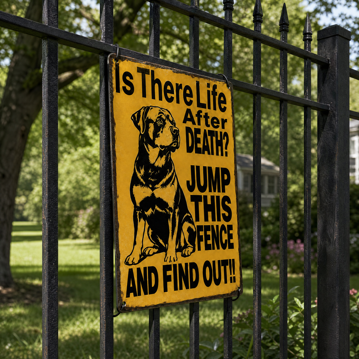 ⏳ Last Day 49% OFF – Funny Dog Metal Sign