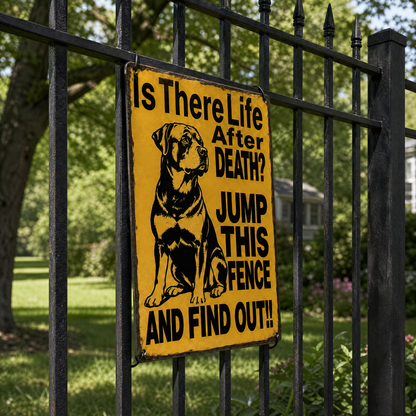 ⏳ Last Day 49% OFF – Funny Dog Metal Sign