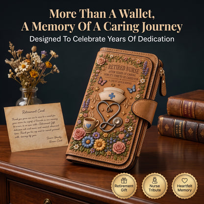 Retired Nurse Wallet – A Tribute to a Lifetime of Caring