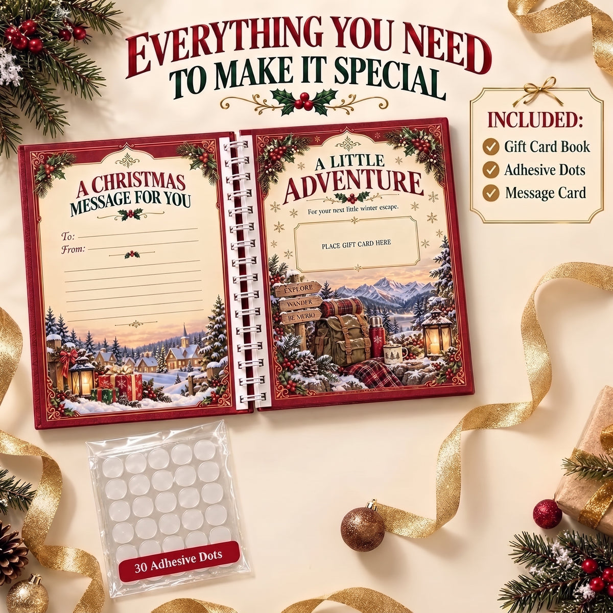 🎁 Christmas Gift Card Book