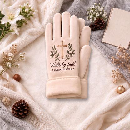 Personalized Faith & Warmth Scripture Gloves🧤✨